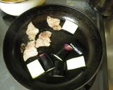 ナスと豚肉のはさみチーズ焼き作り方1写真