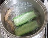 ゴーヤに入った豆腐サラダ作り方2写真