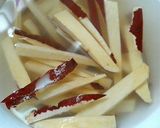 簡単さつまいもの塩きんぴら作り方1写真