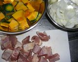 ご飯おかわり★かぼちゃと鶏のオイスター煮作り方1写真