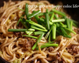 簡単＆ヘルシー！すき焼き風焼きうどん★作り方9写真