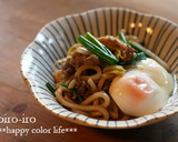 簡単＆ヘルシー！すき焼き風焼きうどん★作り方10写真