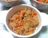 子供も大好きめんつゆで炊き込みご飯！作り方4写真