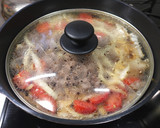 簡単・美味！トマトすき焼きパスタ作り方7写真