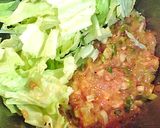 ホクホク★ヘルシー鶏キャベツの落とし焼き作り方3写真