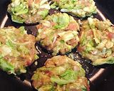 ホクホク★ヘルシー鶏キャベツの落とし焼き作り方5写真