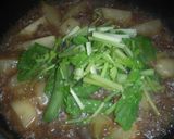 蕪と牛肉の炒め煮作り方5写真