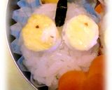園児・お弁当・ウルトラマンおにぎり作り方4写真