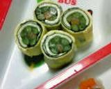□いんげんチーズ海苔くるくる卵巻き□作り方5写真