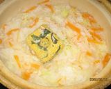 離乳食☆後期☆ふんわり　たまごスープ粥作り方5写真