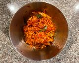 韓国料理、豚肉の甘辛炒め (제육볶음)作り方4写真