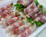 簡単*豚肉の野菜巻き　ピーマン　きのこ編作り方2写真