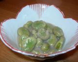 そら豆の甘味噌煮作り方8写真