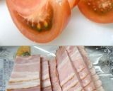 新じゃが・トマト・ベーコンの重ね蒸し焼き作り方1写真