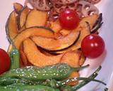 れんこん＆かぼちゃ＆しし唐素揚げ☆作り方5写真