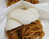 フォークでクルクル♪焼きそばバーガー作り方5写真