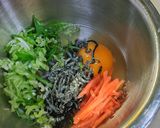 冷蔵庫の残り物色々玉子焼作り方1写真
