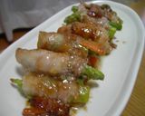 豚バラで野菜マキマキロール☆作り方6写真