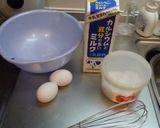 手軽！簡単☆美味しい♪　ミルクセーキ作り方1写真