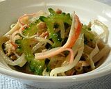 美味しい！ゴーヤの中華風サラダ作り方9写真