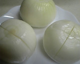 ささっとまるごと新玉ねぎスープ❤作り方1写真