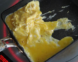 卵1個で　お弁当用厚焼き玉子作り方3写真
