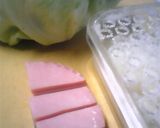 ～味付け簡単！レタスとハムのみぞれ和え～作り方1写真