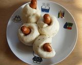 炊飯器で簡単！手作りｿｰｾｰｼﾞパン♪作り方8写真