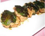 豚こまで節約☆豚肉の丸め焼き（みそ味）作り方8写真