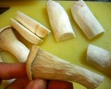ピリ辛だれで☆エリンギのお刺身☆作り方1写真