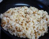 納豆チャーハン春菊入り作り方4写真