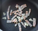スパゲティカルボナーラ トマト風味作り方3写真