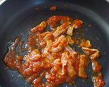 スパゲティカルボナーラ トマト風味作り方4写真