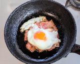 ベーコンエッグ丼作り方4写真