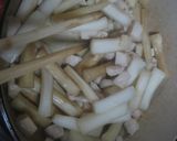 ウドとフキの煮物作り方4写真