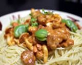 ☆味付け簡単☆トマト＆サーモンのパスタ作り方5写真