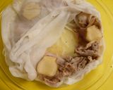 ヘルシー豚肉と野菜のレンジ蒸しサラダ作り方2写真