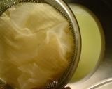 ヨーグルトチーズケーキ☆黒ごまマーブル作り方1写真