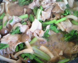 豚肉としめじと小松菜の甘辛煮作り方4写真