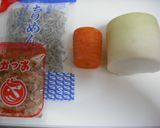 ♪♪大根と人参のカリカリじゃこサラダ♪♪作り方1写真