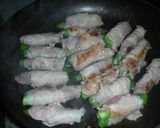 焼肉のタレで～　アスパラの肉巻き作り方3写真