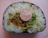 端野菜とソーセージの海苔巻き作り方8写真