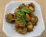 ホタテの甘辛煮〜大葉のせ〜作り方6写真