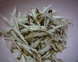 春の味覚　たけのことゴボウの柳川風卵とじ作り方1写真