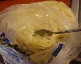 ﾍﾙｼｰ新たまねぎのミートソースパスタ風作り方8写真