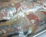 鰺のチーズ揚げサラダ作り方1写真