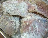 鰺のチーズ揚げサラダ作り方2写真
