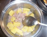 じゃがいもの煮物♥挽肉あんかけ作り方1写真