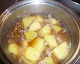 じゃがいもの煮物♥挽肉あんかけ作り方2写真