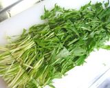 水菜の玉子とじ♪作り方2写真